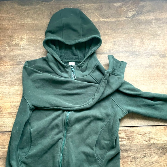 Lole Tops - Women's Forest Green Zip Hoodie Sweater